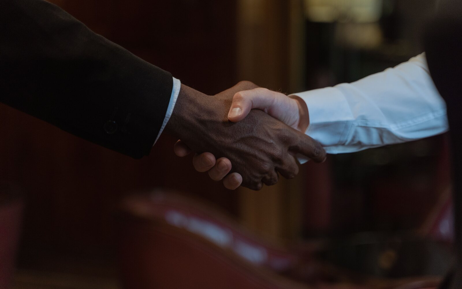 Handshake closing a no-doc commercial loan